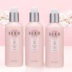 Lot 3x THE FACE SHOP Chia Seed Advanced Hydro Lotion Vitamin B12 K-Beauty 145ml